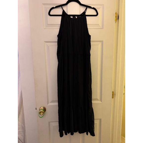 Long Black Dress By Banana Republic Size XLarge - Picture 2 of 5